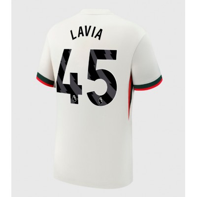 Chelsea Romeo Lavia #45 Gostujuci Dres 2025-26 Kratak Rukav Chelsea Romeo Lavia #45 Gostujuci Dres 2025-26 Kratak Rukav